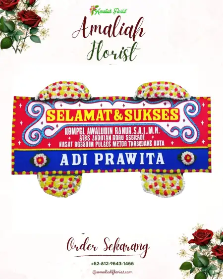 Papan Bunga Ucapan Selamat Sumerta Kelod
